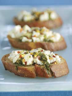 Image of Marinated Feta Bruschetta, Viking