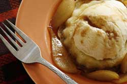 Individual Almond Cakes with Caramelized Pears