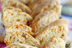 Cheddar and Mustard Seed Biscotti