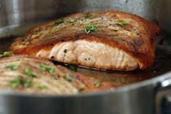 Pan-Roasted Salmon