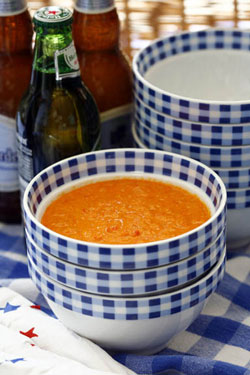 Curried Red Bell Pepper Soup