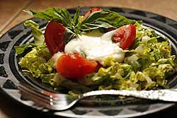 Image of Warm Salad Caprese On Romaine Chiffonade, Viking
