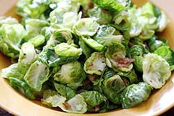 Sautéed Brussels Leaves