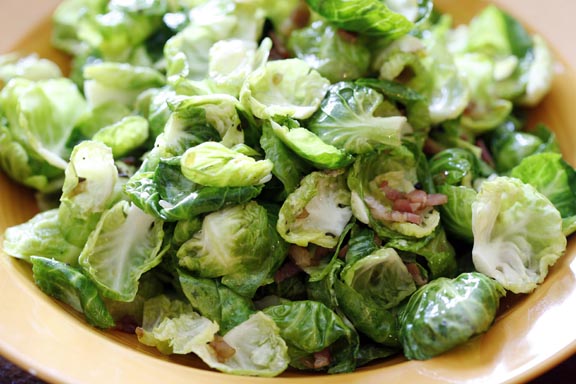 Sautéed Brussels Leaves