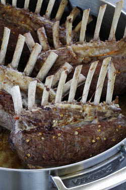 Image of Racks Of Lamb With Red Wine, Balsamic Vinegar, Garlic And Mint Glace, Viking