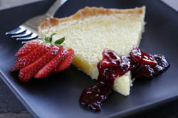 Image of Lemon Tart With Berry Sauce, Viking