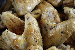 Garlic-Braised Chicken Wings