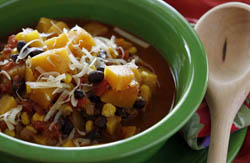 Butternut Squash and Black Bean Chili