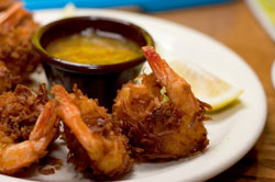 Coconut Shrimp with Spicy Peanut Dipping Sauce