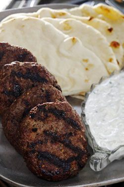 Image of Kofta 'Burgers' With Raita, Viking