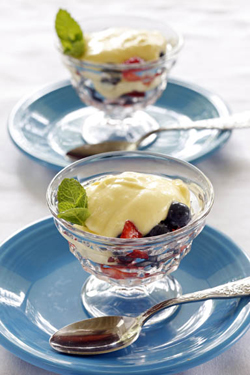 Fresh Berries with Simple Sabayon