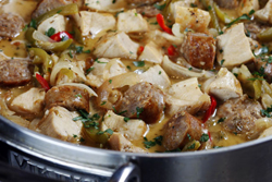 Chicken and Sausage Scarpariello