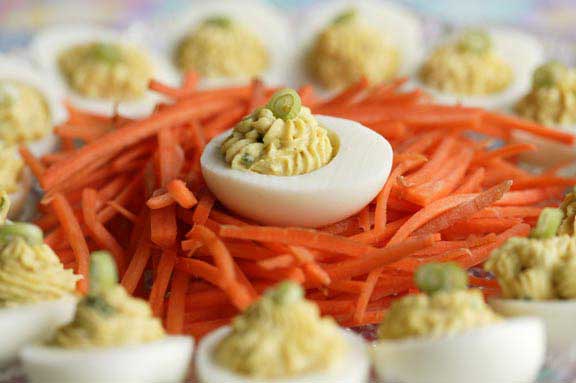Curried Deviled Easter Eggs