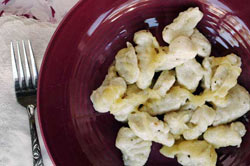 Baked Gnocchi with Cream and Fontina