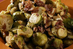 Image of Blistered Brussels Sprouts, Viking