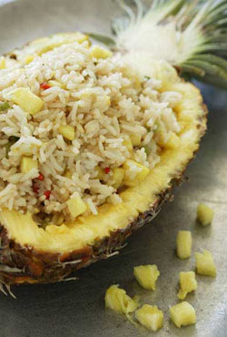 Fried Rice with Pineapple 
