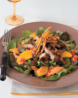 Jamaican Jerk Catfish Salad