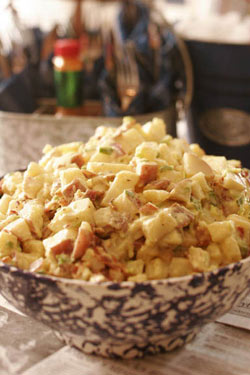 Old Fashioned Potato Salad with Bacon 