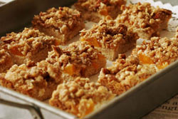 Peach Cobbler Bars