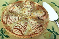 Image of Pear And Almond Tart, Viking