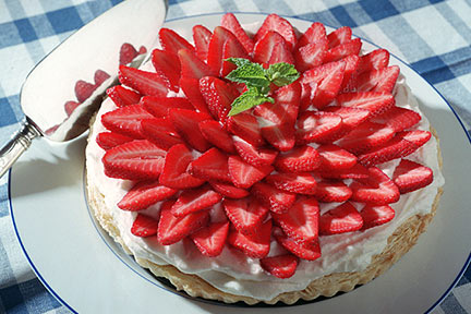 Strawberry Mascarpone Tart