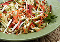 Gingered Summer Squash Slaw 