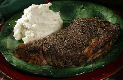 Image of Garlic-Herb Prime Rib With Red Wine Jus, Viking