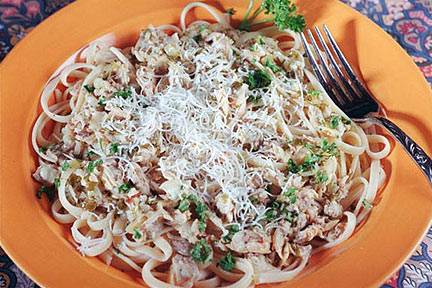 Karin's Linguine with White Clam Sauce