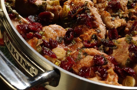 Maple Cranberry Pork Medallions