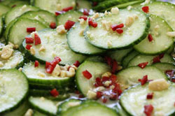 Cucumber-Peanut Salad
