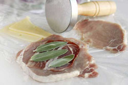 Image of Prosciutto, Sage And Fontina Pork Packets, Viking