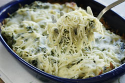 Image of Cheesy Spinach And Spaghetti, Viking