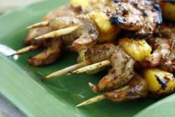 Jerk Shrimp Skewers