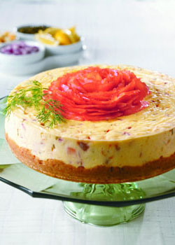 Smoked Salmon Cheesecake