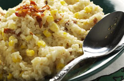 Creamy Bacon-Corn Risotto 