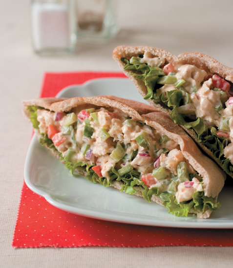 Catfish Salad in Pita