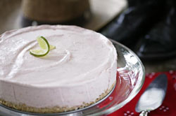 Frozen Strawberry Margarita Pie