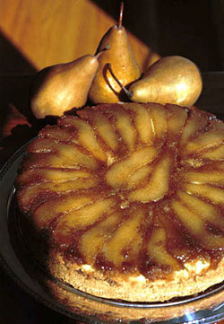 Pear Upside Down Coffee Cake