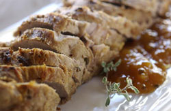 Peachy Pork Tenderloin
