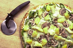Taste of Spring Spinach Pizza