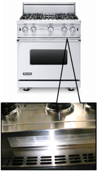 Viking Professional Series VGIC3656BBK 36 Inch Pro-Style Gas Range